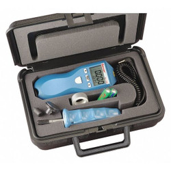 Starrett Tachometer, +/-0.05% RPM Acc, LCD S7793Z