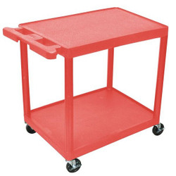 Manufacturer Varies Utility Cart,300 lb. Load Cap.,PE RDSTC22RD