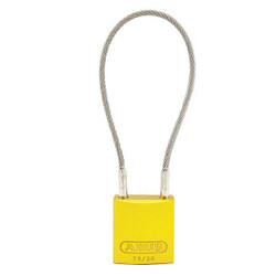 Abus Lockout Padlock,Key Alike,Yllw Body 13060