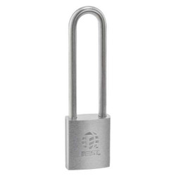 Best Padlock, 7/8 in,Rectangle,Silver 21B782L