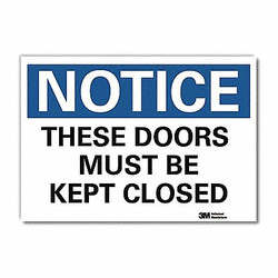 Lyle Notice Sign,5inx7in,Reflective Sheeting U5-1541-RD_7X5