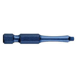 Westward Torsion Bit,1/4",Square Recess,#3,PK50 40L654