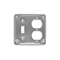 Raco Electrical Box Cover,Square,4 in. 906C