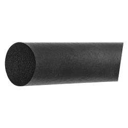 Manufacturer Varies Neoprene Cord,Diameter 3/16 in,Black ZUSA287187-15