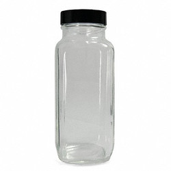 Qorpak Bottle,202 mm H,Clear,83 mm Dia,PK12 GLC-01397