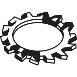 Manufacturer Varies Ext TthLk,#8,Crbn Stl,0.381x0.023",PK100 U37420.016.0001