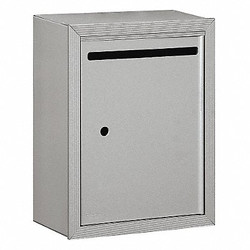 Salsbury Industries Letter Box,Standard,Surface,Aluminum 2240AU