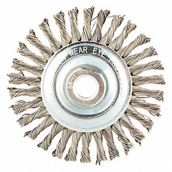 Sim Supply Wire Wheel Brush,Twisted,Stainless Steel  66252839039
