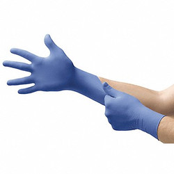 Ansell Disposable Gloves,Nitrile,M,PK100 N732