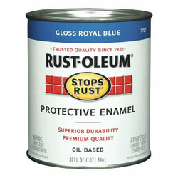 Rust-Oleum Enamel Paint,Royal Blue,Solvent 7727502