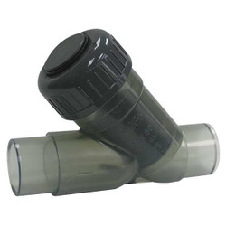 Gf Piping Systems Y Check Valve,8.8438 in Overall L 192304011