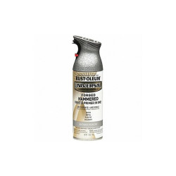 Rust-Oleum Spray Paint,Antique Pewter,Hammered,12oz 271481