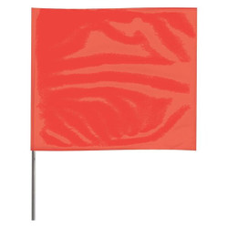 Manufacturer Varies Marking Flag,18", Glo Red,PVC,PK100 2318RG-200