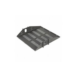 Video Mount Products Rack Shelf,For Racks,Steel,Black ERS2CM