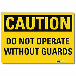 Lyle Safety Sign,5inx7in,Reflective Sheeting U4-1196-RD_7X5