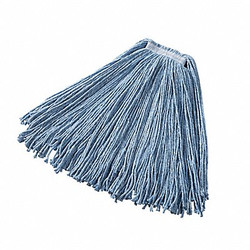 Rubbermaid Commercial Wet Mop,Blue,Cotton/Synthetic,PK12 FGF51800BL00