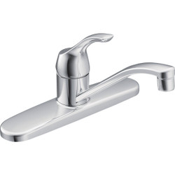 Moen Adler 1-Handle Lever Centerset Kitchen Faucet, Chrome 87603