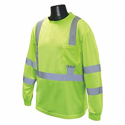 Radians Long Sleeve Shirt,Unisex,4XL,30 in.,Grn ST21-3PGS-4X