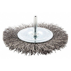 Manufacturer Varies Wire Wheel Brush,Shank Mount,1/2 in W 66252838974