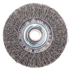 Sim Supply Wire Wheel Brush,Arbor Hole Mount  66252839001