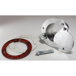 American Garage Door Supply Exhaust Port, For 2 in Door, Aluminum EL42