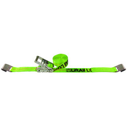 Lift-All Tie Down Strap,Flat-Hook,Yellow TE26425