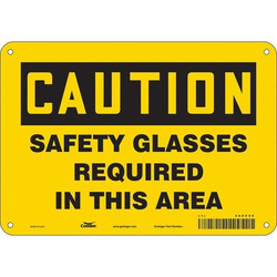 Condor Safety Sign,7 in x 10 in,Aluminum  466V50