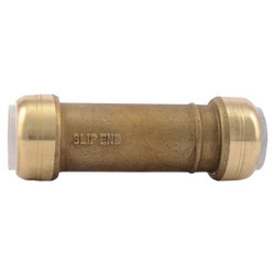 Sharkbite Slip Coupling ,Brss,4.49in.L,7/8in. dia. UIP3016
