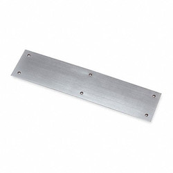 Rockwood Push Plates,Aluminum  Dull,4 x20 In 73G.28