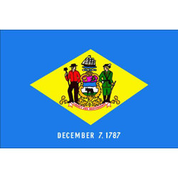Annin Flagmakers Delaware State Flag,3x5 Ft 140860