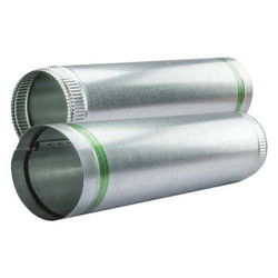 Greenseam Snap Lock Pipe,14" Duct Size,PK5 GR60SPBGP14GA24