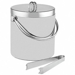 Tablecraft Products Company Double Wall Ice Bucket w Tongs  H303