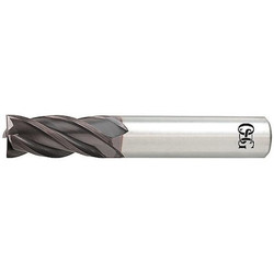 Osg Sq. End Mill,Single End,Carb,4.00mm HP441-1575