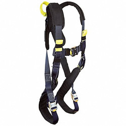 3m Dbi-Sala Full Body Harness,L,420 lb.,Bl/Gry/Ylw 1110841