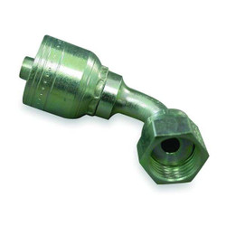 Eaton Aeroquip Crimp Fitting,90 deg,1/2" ID,13/16",FORS 1AA8FRB8