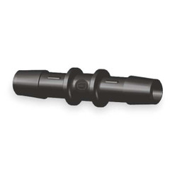 Eldon James Straight Coupler,3/8In,Barbed,Nylon,PK10 C0-6BN