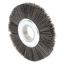 Weiler Wire Wheel Brush,Arbor,8 In.,7/8 In. W 97805