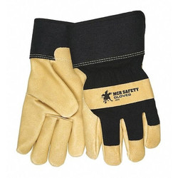 Mcr Safety Leather Gloves,Beige,XL,PK12 1970XL