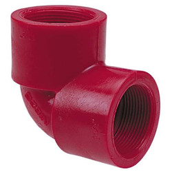 Sim Supply Elbow, 90 Degrees, 1/2 in Pipe Size,FNPT  650733 1/2