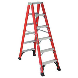 Louisville Twin Stepladder,Fbrgls,IAA,6ft,FM1400HD FM1406HD