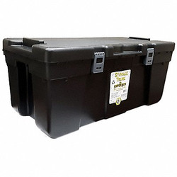 J Terence Thompson Storage Trunk,Black,PP,13 3/4 in C-1