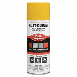 Rust-Oleum Spray Paint,OSHA Safety Yellow,12 oz. 1644830