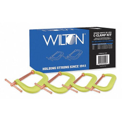 Wilton C-Clamp Set,8",Steel,Regular Duty 11114