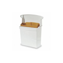 Rubbermaid Commercial Sanitry Napkn Rcptcl,12-1/2In.x10-3/4In. FG614000WHT
