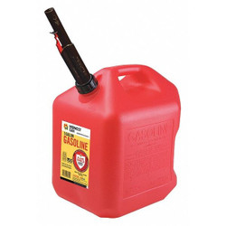 Midwest Can Gas Can,5 gal.,Self,Red,HDPE,14-1/2" H 5610