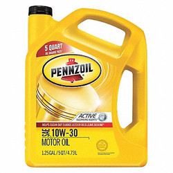 Pennzoil Engine Oil,10W-30,Conventional,5qt 550045214