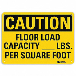 Lyle Caution Sign,10 inx14 in,Aluminum U4-1314-NA_14x10
