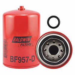 Baldwin Filters Fuel Filter,5-7/16 x 3-11/16 x 5-7/16 In  BF957-D