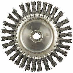 Sim Supply Wire Wheel Brush,0.020" dia. Wire  66252838706