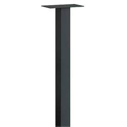 Salsbury Industries Standard Post,Black  4895BLK